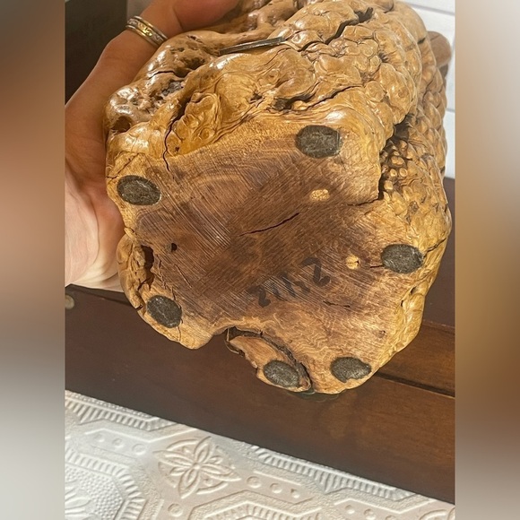 Large John Perry Single Seal On Drift Wood Sculpture - Picture 14 of 14